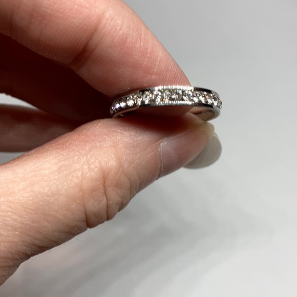 Austrian Crystal 3 stackable Silver, Rose Gold and Gold rings(NWT)J-10,J11 - Picture 5 of 7